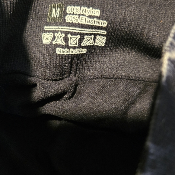 Black and Grey Tye Dye Exercise Pants - Picture 2 of 3